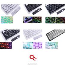 Low Profile Keycap Set for Cherry MX Backlit Mechanical Keyboard Crystal Edge Design with Key Puller Removal Tool Mar18 Dropship 2024 - buy cheap