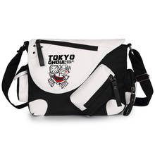 Japan Anime Tokyo Ghoul Canvas Casual Zipper Shoulder Bag Crossbody Bags Schoolbags Satchel Messenger Bag Gift 2024 - buy cheap