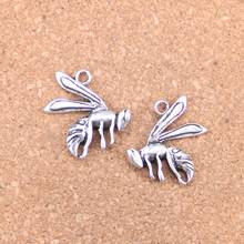 12pcs Charms wasp hornet 23x18mm Antique Pendants,Vintage Tibetan Silver Jewelry,DIY for bracelet necklace 2024 - buy cheap