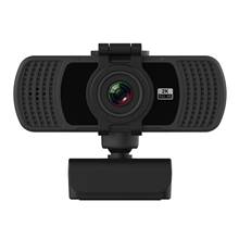 Webcam com autofoco e tampa de lente, 2k, hd, usb, ângulo amplo, proteção de privacidade, microfone, para notebook, mac, vídeo ao vivo 2024 - compre barato