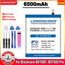 Losoncoer-bateria de alta qualidade bv7000 e 6500mah para smartphone blackview bv7000 pro bv7000 2024 - compre barato