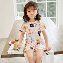 Summer Kids Pajamas Sets Boys Sleepwear Pyjama Children's Pajamas Suit Baby Girl Clothes Little Teens Long Sleeve Girls Pijamas 2024 - buy cheap