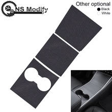 NS Modify 3pcs/set Leather Car Central Control Panel Protective Patch For Tesla Model 3 2017-2019 Car Accessories 2024 - buy cheap