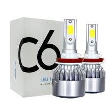 Led H1 H4 H7 H11 Car Led Headlight 9006 9005 9003 HB2 HB3 HB4 360 Degree Lighting Headlamp Conversion Kit COB Bulb 90W 12000LM 2024 - buy cheap