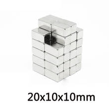 10~30pcs 20x10x10 mm Super Cuboid Block N35 Magnet 20x10x10mm Neodymium Magnetic 20mm*10mm*10mm NdFeB Strong Magnets 20*10*10 mm 2024 - buy cheap