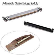 Metal Guitar Bridge Saddle Folk Guitar Heightening Tool Adjustable Track Acoustic Guitar Bridge Saddle 2024 - buy cheap