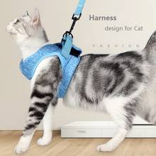 Cat supplies Cat Harness Leash Cat Traction Rope Cat Chest Strap Small Dog and Cat Accessories 2024 - buy cheap