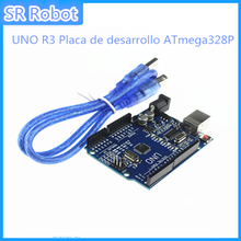 Placa de desarrollo UNO R3 ATmega328P CH340 CH340G para Arduino UNO R3 con cabezal de Pin 2024 - compra barato
