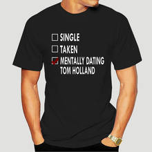 Tom holland t shirt personalizado impresso 100% camisetas datando básico manga curta t plus size masculino verão Streetwear-3444D 2024 - compre barato