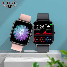 LIGE New Bluetooth Call Men Smart Watch Women Full Touch Fitness Tracker Blood Pressure Smart Women Smartwatch For Xiaomi Huawei 2024 - buy cheap
