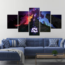 DOTA2-Póster de juegos radiantes, lienzo de Arte de pared, pinturas de paisajes para decoración de pared, sin marco 2024 - compra barato