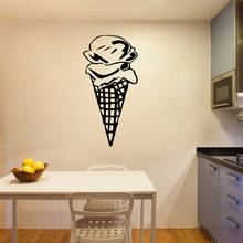 3D, мороженое, домашний декор, Настенная Наклейка s, съемная настенная наклейка, художественное украшение «сделай сам», домашний декор 2024 - купить недорого