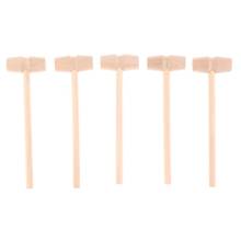 5Pcs Wooden Hammer Mallet Carving Tool Leather Craft Jewelry Making Hammer Tool 2024 - buy cheap