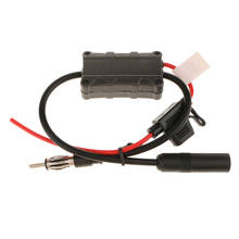 Universal Automobile Car FM AM Radio Stereo Antenna Signal Amplifier Booster 2024 - buy cheap