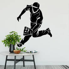 Baseball Player Wall Decals Catcher Vinyl Sticker Boys Room Decoration Removable Personnalized Murals Sports O145 2024 - buy cheap