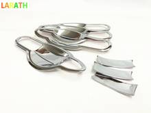 car styling body cover detector trim ABS chrome external door Bowl stick lamp frame moulding For Renault Captur 2015 2016 2017 2024 - buy cheap