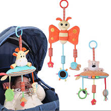 Baby Rattle Bed Bell Activity Soft Toys Sleep Well Tool Newborn Stroller Hanging Toy Cute Animal Doll Bed Hanging Plush Toy 2024 - buy cheap