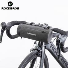 ROCKBROS-bolsa frontal para bicicleta, resistente al agua, multiusos, de gran capacidad, para manillar de montaña o carretera 2024 - compra barato