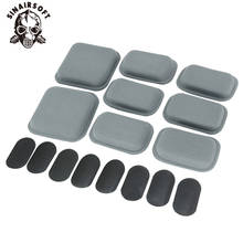 Almofadas protetoras de capacete tático, conjunto de almofadas de substituição de espuma de memória para capacete cp fast headset airsoft paintball acessórios 2024 - compre barato