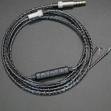 Conector de 3,5mm para auriculares, Cable de Audio para reparación de auriculares, accesorios, Cable de núcleo de cobre, negro y blanco 2024 - compra barato