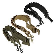 Tactical Rifle Gun Sling Paintball Military Adjustable Gun Sling Strap Airsoft Shooting Hunting Gun Strap with Magazine Pouch 2024 - buy cheap