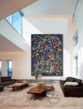 Handmade Oil Painting Abstract Minimalist Modern Home Decorative Painting Abstract Paintings Black Yellow Art Office Wall Art 2024 - buy cheap