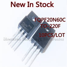 10PCS/LOT New FQPF20N60C 20N60C 20A 600V TO-220F MOS FET In Stock 2024 - buy cheap