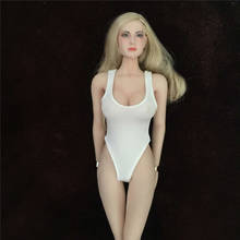 Bikini blanco de Nilo 2B a escala 1/6, ropa de baño para 12 pulgadas Phicen S07 S10 S12, modelo de figura de acción, juguete 2024 - compra barato
