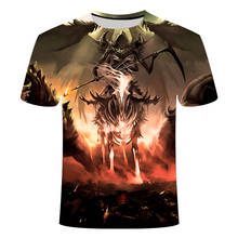 2019 New Design t shirt men/women heavy metal grim Reaper Skull 3D printed t-shirts casual Harajuku style tshirt streetwear tops 2024 - buy cheap