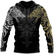 Viking Tattoo 3D Printed Hoodies Harajuku Fashion Sweatshirt Women Men Casual Pullover sudadera hombre Drop Shipping 10 2024 - buy cheap