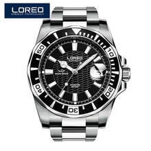 LOREO Men Automatic Watch Sapphire Luxury MIYOTA Mechanical Watches Stainless Steel 200M Waterproof Watch Men relogio masculino 2024 - buy cheap