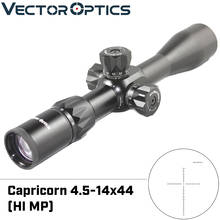 Vector Optics Capricorn 4.5-14x44 FFP Riflescope Parallax Focus From 10m 1/10 MIL Adjustment Rifle Scope .50 BMG Shock Proof 2024 - buy cheap