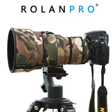 ROLANPRO нейлоновые водонепроницаемые линзы, камуфляжное пальто, дождевик для Nikon AF-S, 200 мм f/2G ED VR, защитный чехол для камеры Nikon 2024 - купить недорого