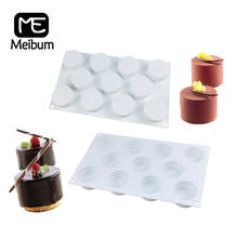 Meibum 11 Cavity Small Cylinder Cake Pastry Silicone Mold Muffin Pudding Chocolate Mousse Dessert Mould Decorating Baking Tools 2024 - buy cheap