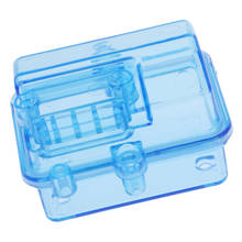 Waterproof Receiver Box for 1/10 Traxxas Slash 4x4 Truck - Transparent Blue 2024 - buy cheap