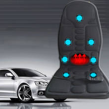 New Electric Back Heated Massage Cushion Car Seat Home Office Cushion Car Seat Chair Massager Lumbar Back Neck Pad Relaxation 2024 - buy cheap