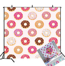 BEIPOTO Donut Backdrop for photography newborn baby shower photo background 1st birthday party decoration supply banner  B-286 2024 - buy cheap