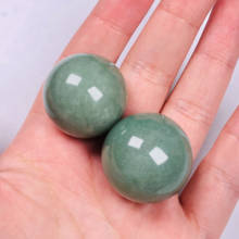 Bola de cristal de jade, modelagem natural, 2 peças 2024 - compre barato