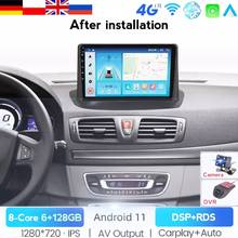 Android 10.0 Car Radio Multimedia Player For Renault Megane 3 Fluence 2008-2014 With 4G WIFI DSP OBD Carplay 2 Din DSP DVD Radio 2024 - buy cheap