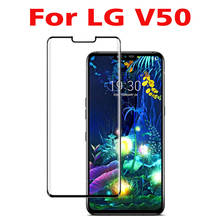 2PCS Full Cover High-alumin Tempered Glass For LG V50 5G Screen Protector protective film For LG V50 ThinQ V40 ThinQ glass 2024 - buy cheap