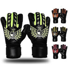 High Quality Full latex Adult Professional Soccer Goalkeeper Gloves Finger Protection Footbal Goalkeeper Gloves Men 2024 - buy cheap