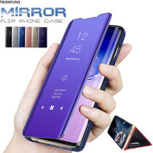 Mirror View Smart Flip Case For Samsung Galaxy Note 10 S10 S9 S8 Plus S10E A50 A30 A70 A20e A20 A10 A40 A70 A9 A8 A7 2018 Cover 2024 - buy cheap