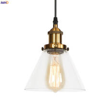 IWHD-lámparas colgantes LED para cafetería, comedor, sala de estar, Loft, Industrial, Vintage, Edison 2024 - compra barato