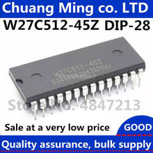 5 pcs/lot NEW ORIGINAL IC W27C512 W27C512-45Z W27C512-45 27C512 DIP28 IC 2024 - buy cheap