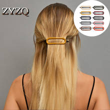 Zyzq prendedor de cabelo estampado, grampos de cabelo coloridos de desenhos animados para meninas, estilo japonês, acessórios de cabelo acrílico para mulheres 2024 - compre barato