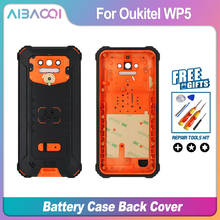 Aibaoqi nova marca oukitel wp5 caso da bateria de proteção caso da bateria capa traseira câmera vidro para oukitel wp5 telefone 2024 - compre barato