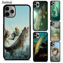 Funda de cebo para pesca de Lucio, para iPhone 13, 12 Mini, 11 Pro Max, 7, 7Plus, 6S, 5S, SE 2020, 8Plus, X, XS, Max, XR 2024 - compra barato