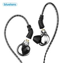 BLON BL03 универсальные 3,5 мм HiFi проводные наушники в ухо съемные спортивные музыкальные гарнитуры для Sansung HUAWEI iPhone Xiaomi LG 2024 - купить недорого