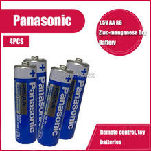 Panasonic-pilas alcalinas R6 de 1,5 V, pilas AA sin mercurio, batería seca para juguete eléctrico, linterna, reloj y ratón, 4 Uds. 2024 - compra barato