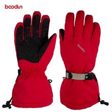 BOODUN Men Women Winter Snow Gloves Seperated Finger Thermal Warm Soft Ski Skiing Gloves Waterproof Windproof Snowboard Gloves 2024 - buy cheap